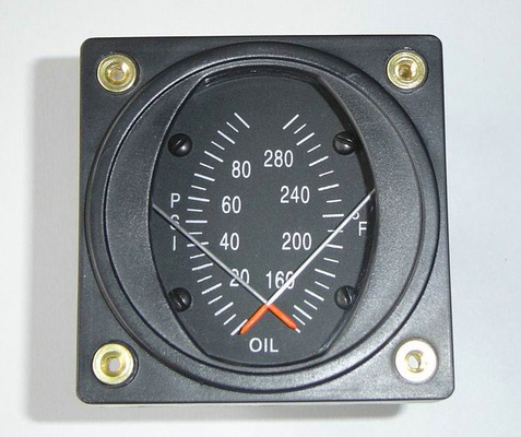 Combinação 100 psi 2 1/4 "Dual óleo aeronaves Manômetro e Temp Guages PT2-10P30F